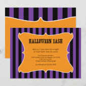 Einladung von gestrichenem Halloween-Party (Vorne/Hinten)