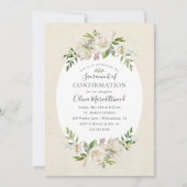 Einladung von Gilded Blooms zur Bestätigung (Vorderseite)