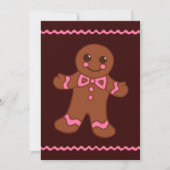 Einladung von Gingerbread Man (Vorderseite)