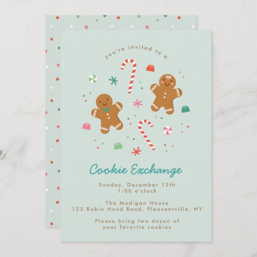 Einladung von Gingerbrei (Vorne/Hinten)