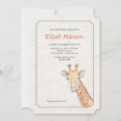 Einladung von Giraffe (Vorderseite)