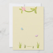 Einladung von Giraffe Baby Dusche (Rückseite)