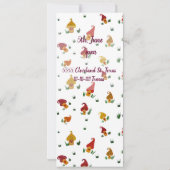 Einladung von Girl Birthday (Rückseite)