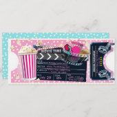 Einladung von Girl Movie Night (Vorne/Hinten)