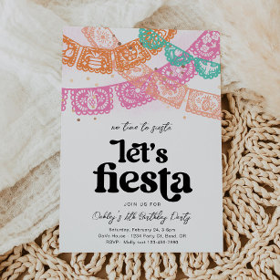 Einladung von Girl's Fiesta zum Geburtstag