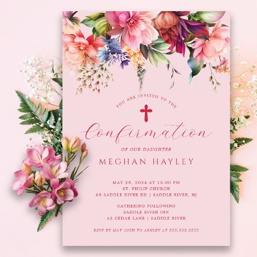 Einladung von Girls First Confirmation