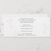 Einladung von Girls Night Out Junggeselinnen-Absch (Rückseite)