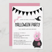 Einladung von Girly Wicked Halloween-Party (Vorne/Hinten)