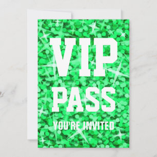 Einladung von Glitz Green "VIP PASS"