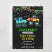 Einladung von Glow Monster (Vorderseite)