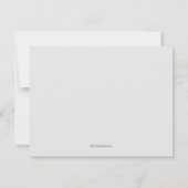 Einladung von Gold Floral Wedding (Rückseite)