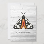 Einladung von Gold Moths (Vorderseite)