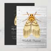 Einladung von Gold Moths (Vorne/Hinten)