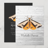 Einladung von Gold Moths (Vorne/Hinten)