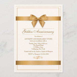 Einladung von Gold Ribbon