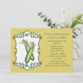 Einladung von Goldenem Mais (Stehend Vorderseite)