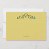 Einladung von Goldenem Mais (Rückseite)