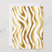 Einladung von Goldtieren (Rückseite)