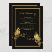 Einladung von Goldvögeln (Vorne/Hinten)