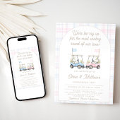 Einladung von Golf Gender - Baby Golf Carts