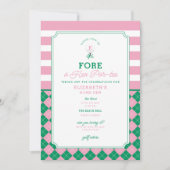 Einladung von Golf Hen Par-T (Vorderseite)