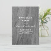 Einladung von Granite Bachelor (Stehend Vorderseite)
