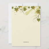 Einladung von Grapevin-Rahmen (Rückseite)