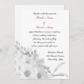 Einladung von Gray Daisies (Vorne/Hinten)