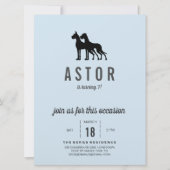 Einladung von Great Dane zum Geburtstag (Vorderseite)