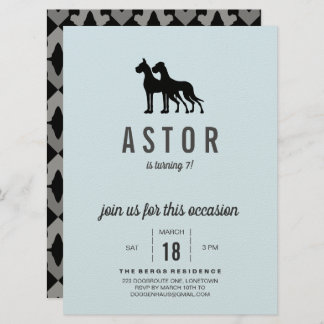 Einladung von Great Dane zum Geburtstag