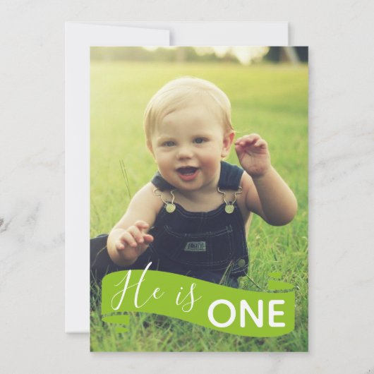 Einladung von Green Frog Birthday Party (Rückseite)