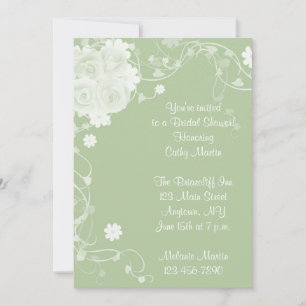 Einladung von Green White Roses