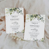 Einladung von Greenery Wedding