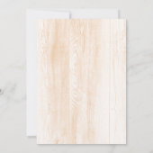 Einladung von Greenery Wreath Wedding - Peach (Rückseite)