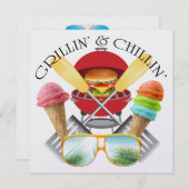 Einladung von Grillin und Chillin (Vorne/Hinten)
