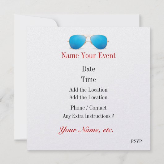 Einladung von Grillin und Chillin (Rückseite)