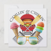 Einladung von Grillin und Chillin (Vorderseite)