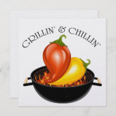 Einladung von Grillin und Chillin (Vorne/Hinten)