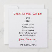 Einladung von Grillin und Chillin (Rückseite)