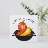 Einladung von Grillin und Chillin (Stehend Vorderseite)