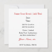 Einladung von Grillin und Chillin (Rückseite)