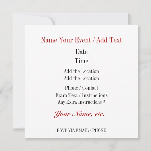 Einladung von Grillin und Chillin (Rückseite)