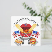 Einladung von Grillin und Chillin (Stehend Vorderseite)