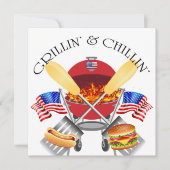 Einladung von Grillin und Chillin (Vorderseite)