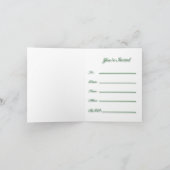 Einladung von Grünbier (Innenseite)