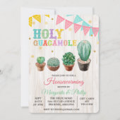 Einladung von Guacamole Cactus Housewarming (Vorderseite)