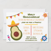 Einladung von Guacamole Fiesta (Vorderseite)