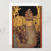 Einladung von Gustav Klimt Judith (Vorne/Hinten)