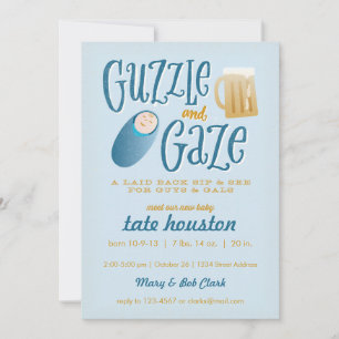 Einladung von Guzzle and Gaze Baby Shower