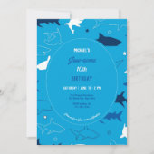 Einladung von Hai zum Geburtstag (Vorderseite)